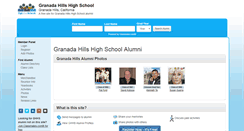 Desktop Screenshot of granadahillshighschool.org